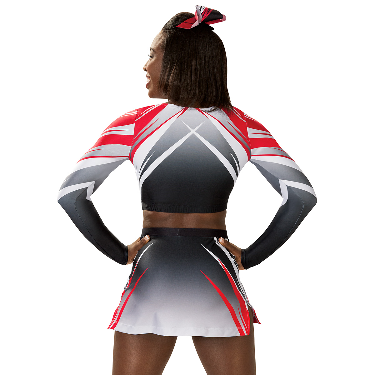 cheer long sleeve crop top