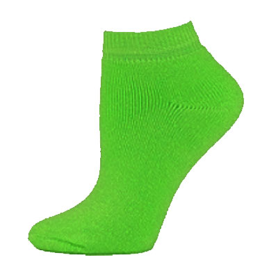 Fluorescent Neon Adult Low-Cut Ankle Socks