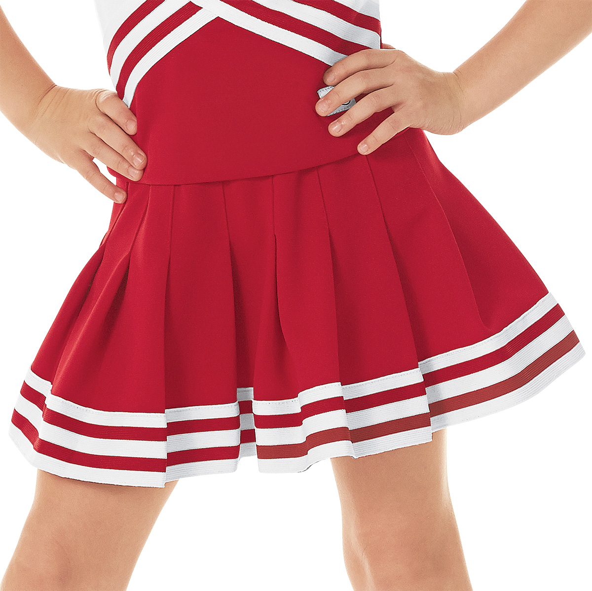 pleated mini cheerleader skirt