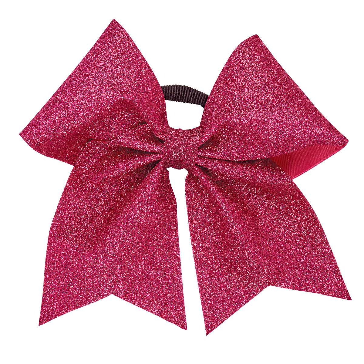 Cheerleading Pom Poms And Large Cheer Hair Bow For Girl, Metallic C