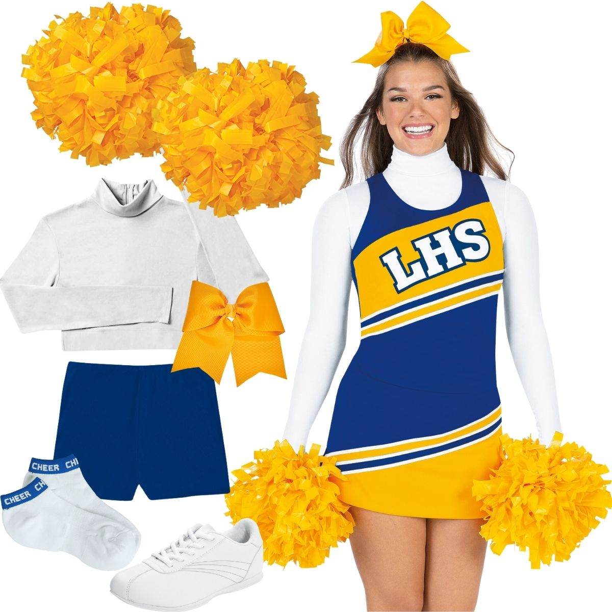 High Quality Cheerleading Uniforms, Cheer Uniform  Packages, Cheer Shoes, Cheerleader Accessories, Cheer Bags, Poms, Campwear,  Cheerleader Apparel, Dance Apparel, Face Masks & more.