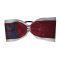 3" Glitter Paw Print Tuxedo Bow (HBTGP)