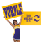 Custom Extra Large Rectangle Pep Rally Sign - Double Sided - 24 in x 36 in