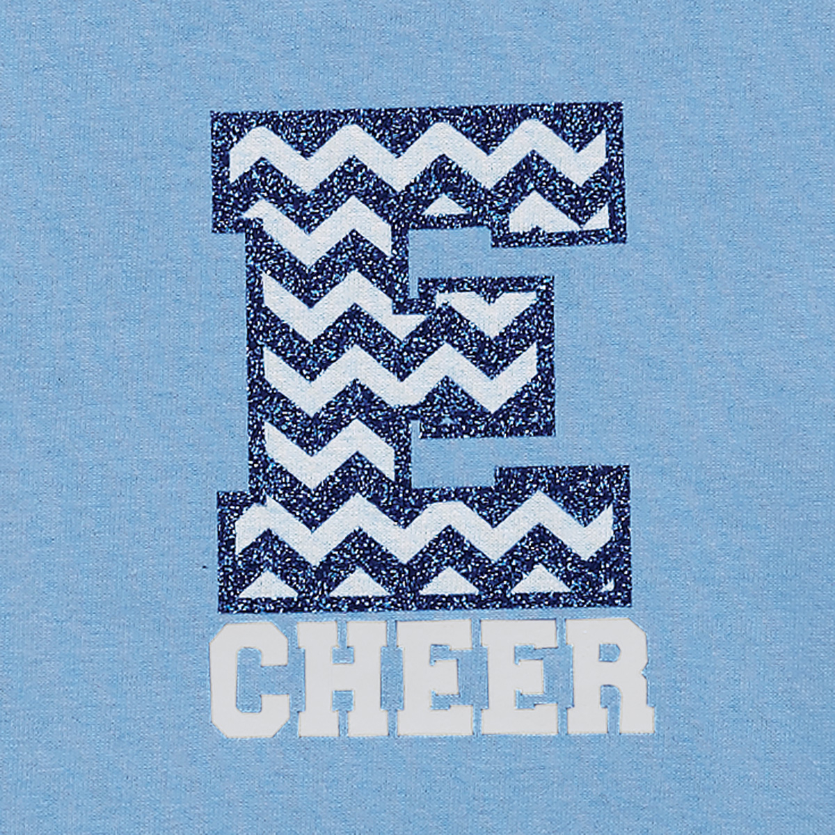 Chevron Initial Frocket Vinyl Design (VLETCVFR)