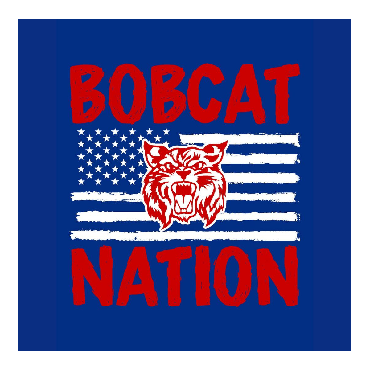 2 Color Mascot Nation Screen Print Design (CTND233)