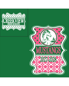 1 Color Frocket 2 Color Preppy Back Screenprint Design (CTND128)