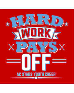 Hard Work Pays Off Screenprint Design (CTND133)