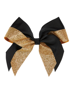 Chasse Jumbo 3 Color Cheer Hair Bow, Size: NA, Black