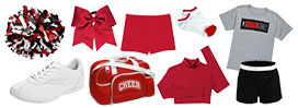 Accessories: Hair Bow, Briefs, Pom Pons, Socks, Halftop, Bag, Shoes, T-Shirt, Shorts